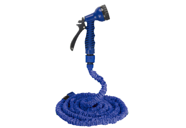 Expandable 100ft Garden Hose & Spray Nozzle