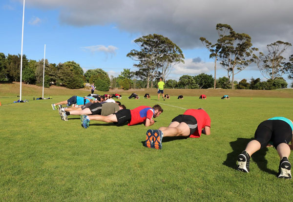 Four Weeks of Bootcamp with Two Taranaki Locations  - Option for up to Four People