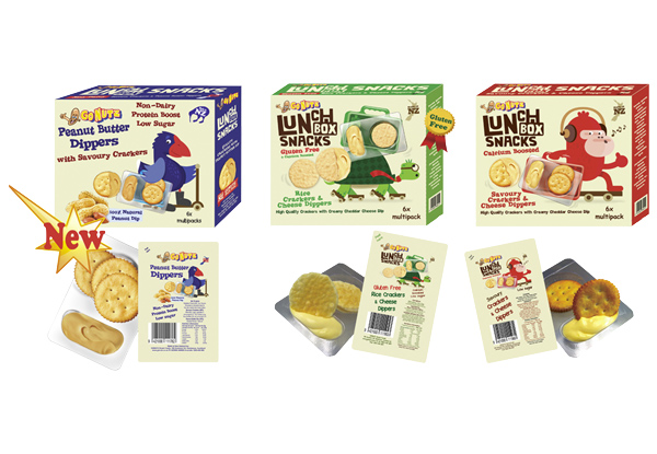Six Boxes of GONUTZ Dippers Lunch Box Snacks (36 Dippers Total) - Option for 12 Boxes Available