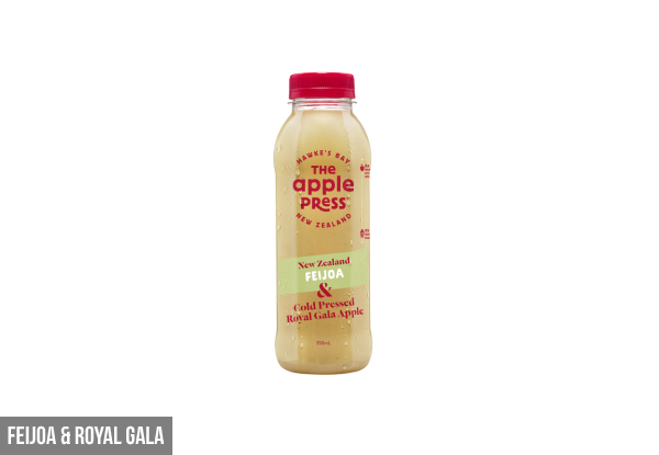 12-Pack of The Apple Press 350ml Juice Range - Nine Flavours Available & Option for 24-Pack