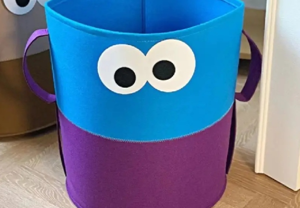 Cute Big Eyes Storage Bucket - Three Colours Available