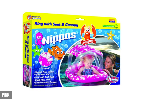 nippas swim ring with canopy