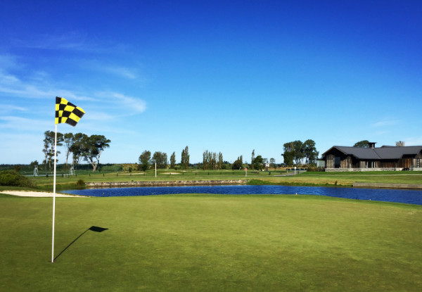 Round of Golf & Bunker Cafe Food & Beverage Voucher - Options for up to Four People