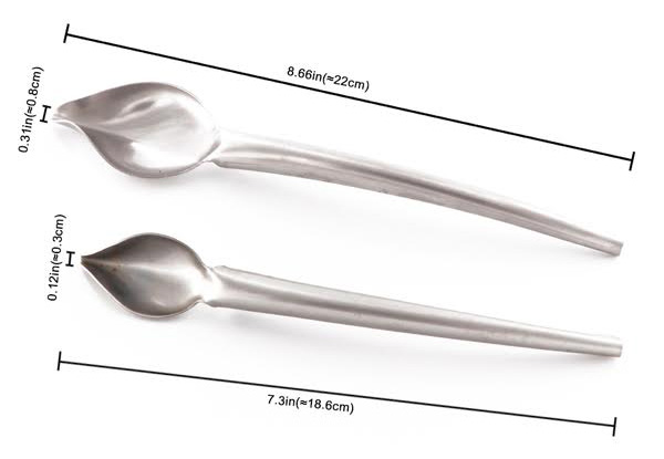 Stainless Steel Cake Decorating Spoon - Two Sizes Available