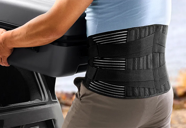 Breathable Lower Back Support Belt - Available in Five Sizes