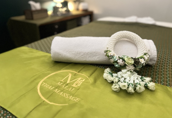 90-Minute Full Body Massage for Two People - Options for Thai Herbal Balm or Coconut Oil Foot Massage