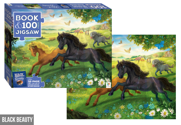 100-Piece Jigsaw Puzzle & Book Range - Three Options Available with Free Delivery