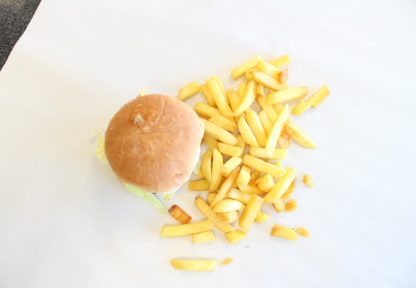 Two Burgers & a Scoop of Chips - Option for Four Burgers & Two Scoops of Chips