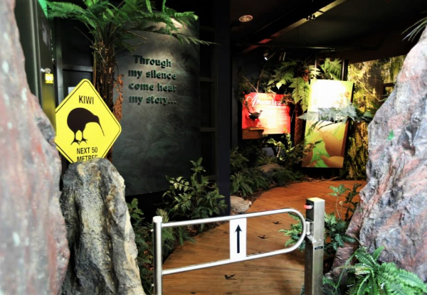 One Adult Entry to The West Coast Wildlife Centre - Options for Child Pass or Family Pass, & to incl. Tuatara & Kiwi Backstage Tour