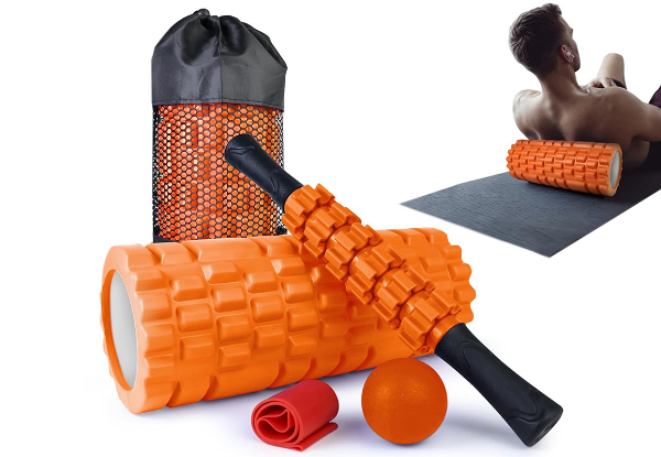 Five-in-One Massage Foam Roller Set - Available in Two Colours