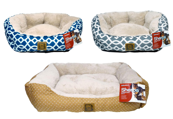 Sherpa Pet Bed Range - Three Styles & a Range of Colours Available