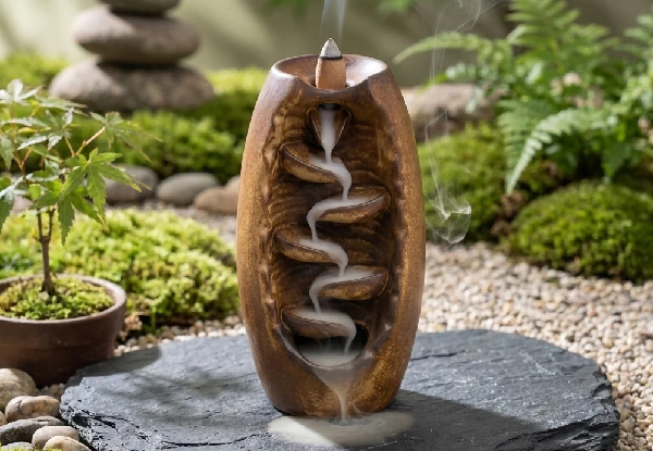 Ceramic Waterfall Backflow Incense Burner