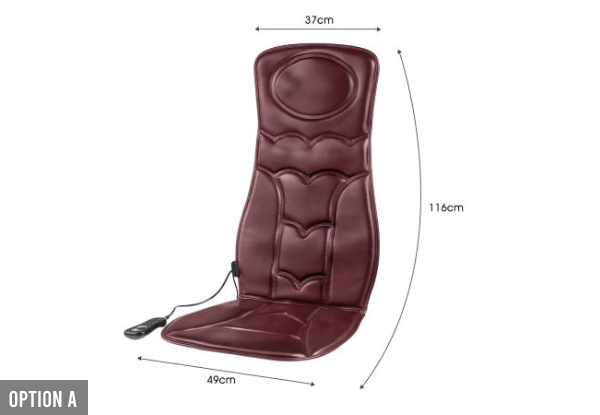 Massage Chair Pad - Two Options Available