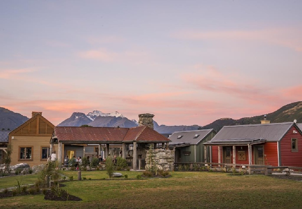 Cabin Bedroom One-Night Stay for Two People at Camp Glenorchy incl. Breakfast Hamper, Late Checkout & $50 Voucher for Mrs Woolly’s General Store - Option for Two-Night Stay