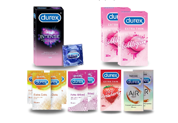 30-Piece Durex Condoms - Variety Mystery Pack