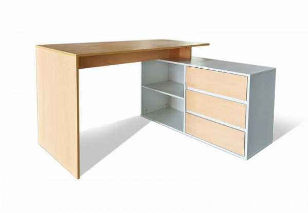 Kasper Corner Desk with Drawers