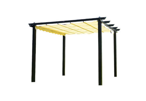 Sure Sheds Aluminium Pergola with Retractable Canopy