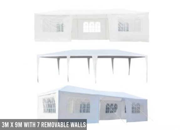 Outdoor Gazebo with Removable Walls - Four Options Available