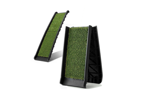 Dog Ramp for SUV with Artificial Grass