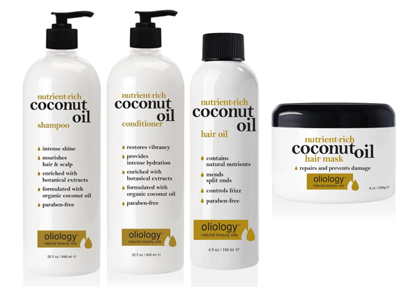 Oliology Coconut Oil Haircare Range - Four Options Available