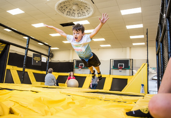 60-Minute Indoor Tramp Park Session for Two People
