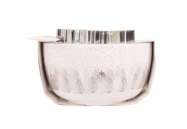 Bread & Butter Electroplate Christmas Mini Mix Bowl Set - Four Styles Available - Elsewhere Pricing $51.99