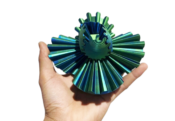 Soothing 3D Printed Gear Ball - Available in Four Styles & Option for Two