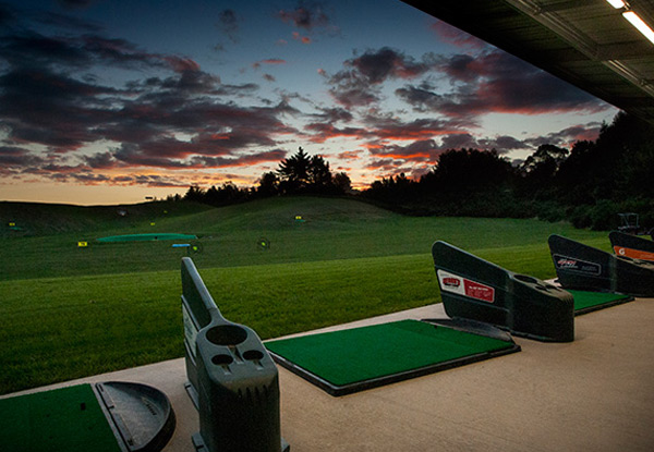 $30 for Two Jumbo Buckets of Golf Balls incl. Club Hire for Two People (value up to $52)