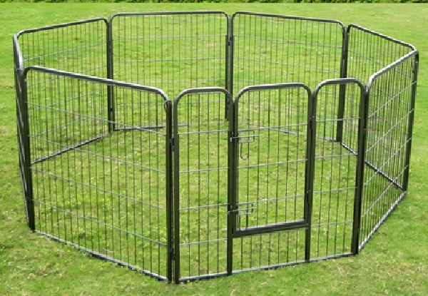 Eight-Panel Pet Playpen - Two Sizes Available
