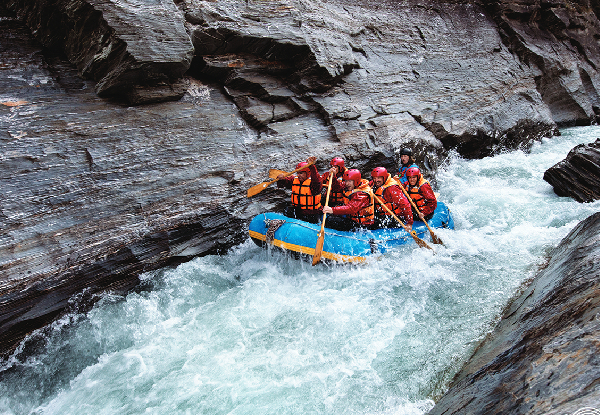 Four-Hour Whitewater Rafting Experience for One on the Shotover River, Queenstown - Options for up to Eight People