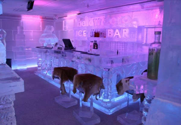 $20 for an Adult Entry Before 7.00pm to Below Zero Ice Bar & Two Cocktails (value up to $40)