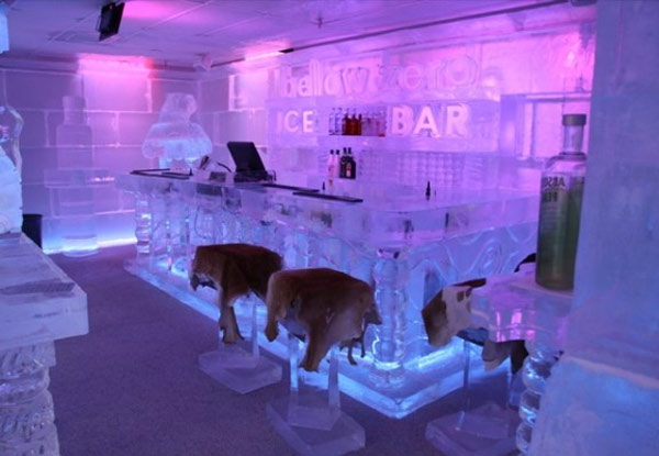 Adult Entry to Below Zero Ice Bar incl. One Cocktail - Options for Two Cocktails & Family Entry Available