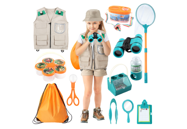 13-Piece Kid's Outdoor Explorer Kit