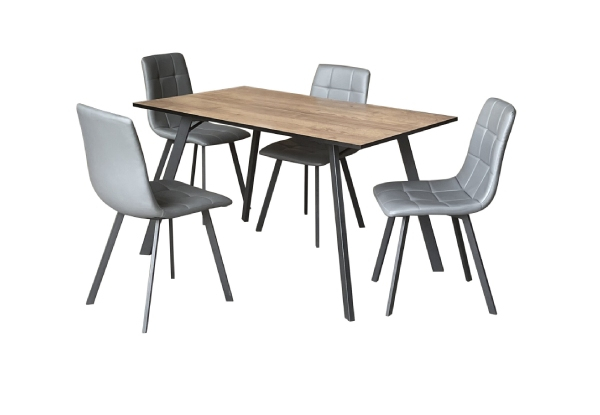 Karachi Dining Table with Four Chairs - Option for Six
