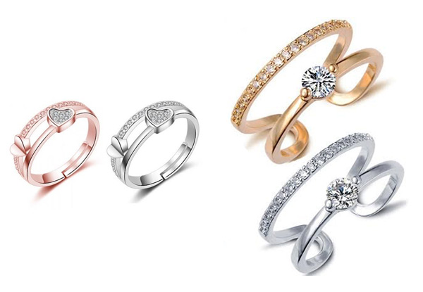 Adjustable Rings - Two Styles Available with Free Delivery
