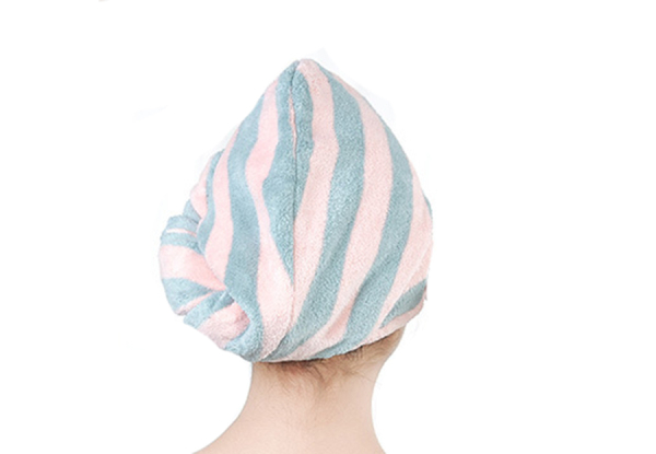Microfiber Dry Hair Shower Cap - Option for Two