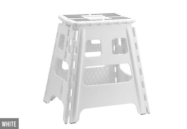 Foldable Step Stool with Handle - Two Colours Available