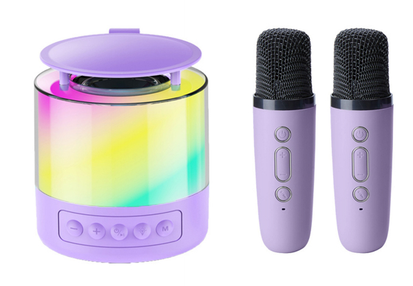 Bluetooth Mini Karaoke Speaker - Available in Three Colours