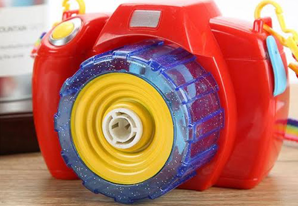 Musical Camera & Bubble Maker Toy