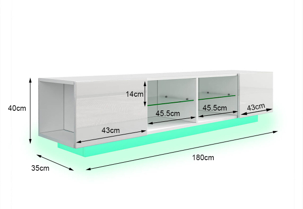 LED TV Cabinet Entertainment Unit