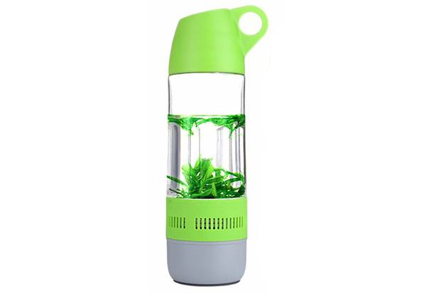 Water Bottle with Mini Bluetooth 3.0 Speaker - Four Colours Available