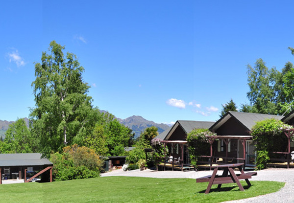 One-Night Stay in a One-Bedroom Chalet in Hanmer Springs for Two People incl. Breakfast, Private Spa Use, BBQ Facilities, DVD Library, Late Checkout & Unlimited Wifi - Options for Four People