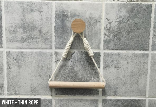 Boho Toilet Paper Roll Holder - Available in Two Colours & Three Styles