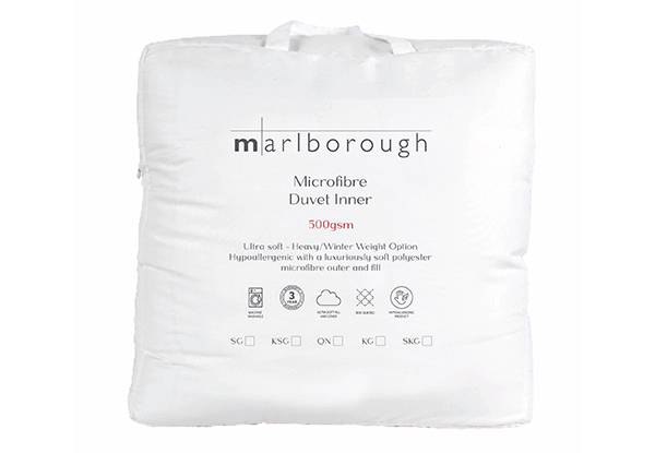 Microfibre 350GSM Duvet Inner - Available in Four Sizes & Option for 500GSM