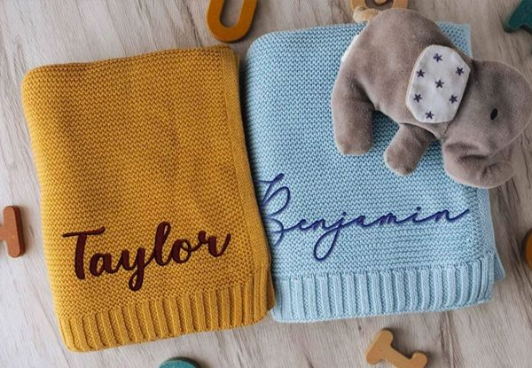 Personalised Embroidery Nap Blankets