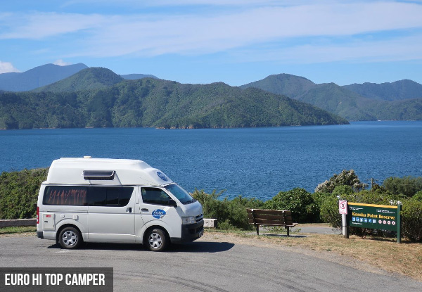 10-Day Spring & Summer Camper Hire incl. Freedom Camping Certificate, Insurance Cover, GPS, WiFi hotspot, Unlimited kms, Fuel Discount Card & More