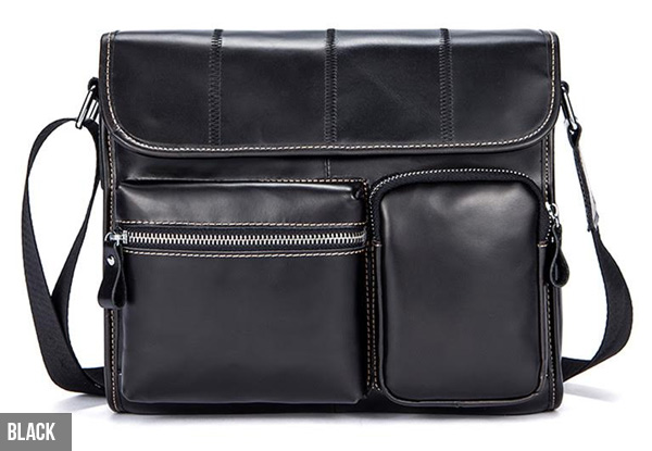 Leather Shoulder Bag - Three Colours Available