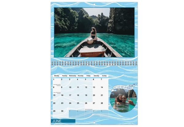 Personalised A4 Calendar - Eight Options Available