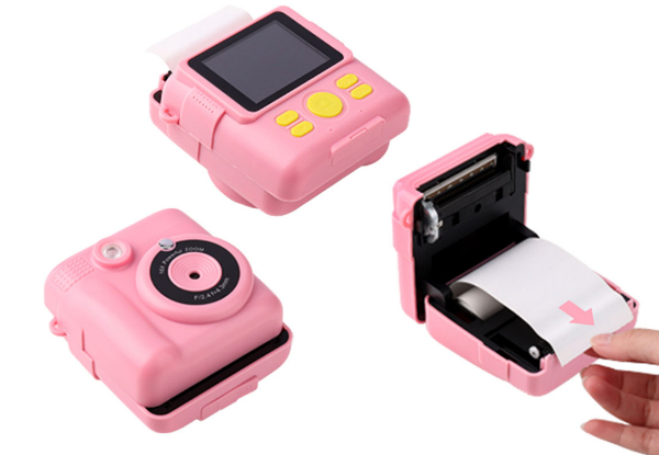 Kids Instant Print Camera Incl. 32GB Card - Three Colours Available