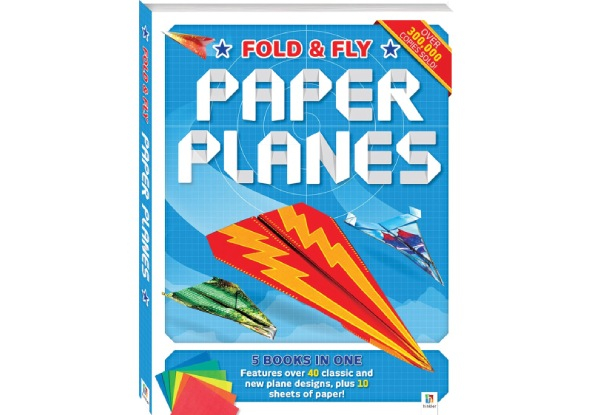 Flexi-Bound Fold & Fly Paper Planes Book